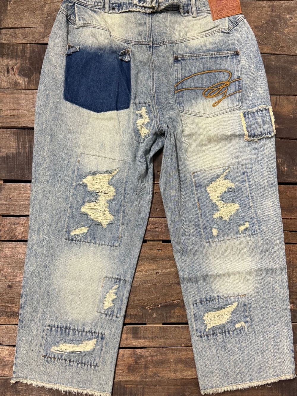 🔥BRAND NEW Endless Love Jeans - Jaded Gypsy - Light Blue Distressed Adjustable